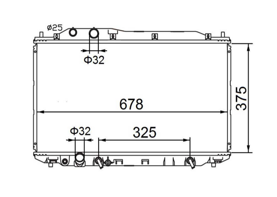 Honda Civic FD Radiator / HO17051