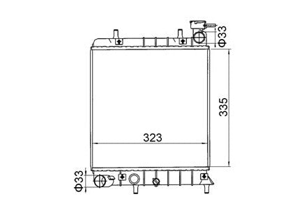 Hyundai Accent 2000 1.5L Manual Radiator / HY21011