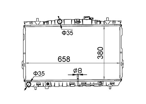 Hyundai Elantra DM DN Radiator / HY21016