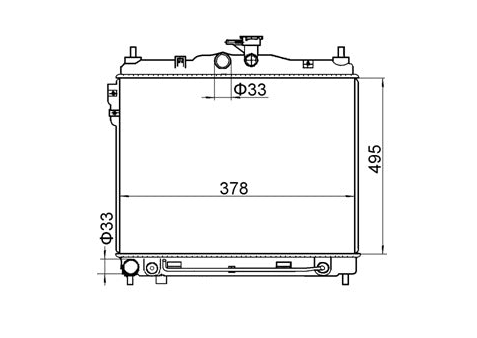 Hyundai Getz BU TB 1.5L Radiator / HY21023