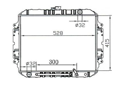Isuzu Pickup Radiator / IS25012