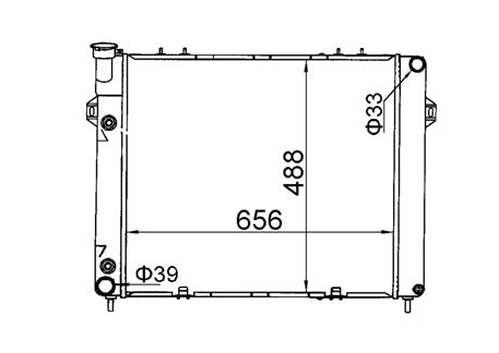 Jeep Grand Cherokee 4.0L Radiator / JP28016
