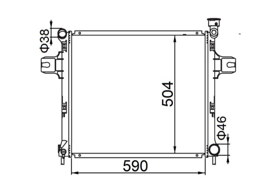 Jeep Grand Cherokee WH Radiator / JP28021