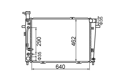 Kia Sportage KM Wagon Radiator / KI29019