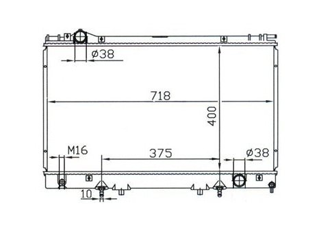 Lexus LS400 Radiator / LX13018