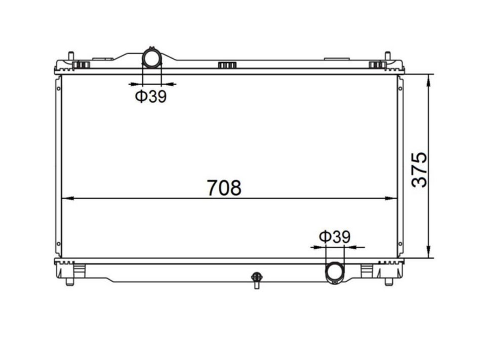 Lexus IS250 Radiator / LX13025