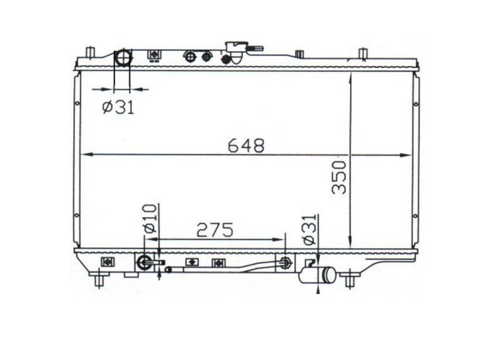 Mazda Astina BG Radiator / MA23011