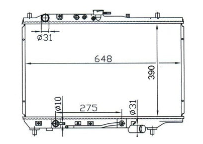 Mazda 323 Protege BG10 KF KH Radiator / MA23018