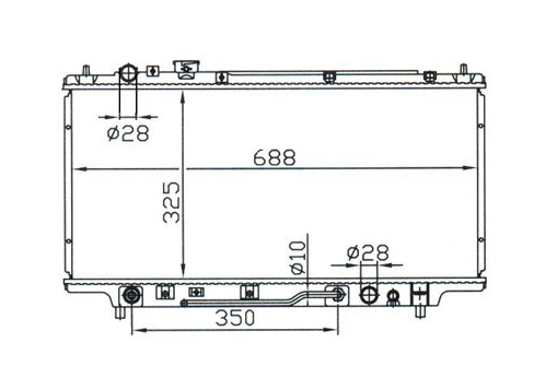 Mazda 323 Protege BA11 KJ KL Radiator / MA23019