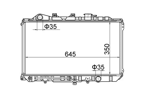 Mazda 626 GC Radiator / MA23027