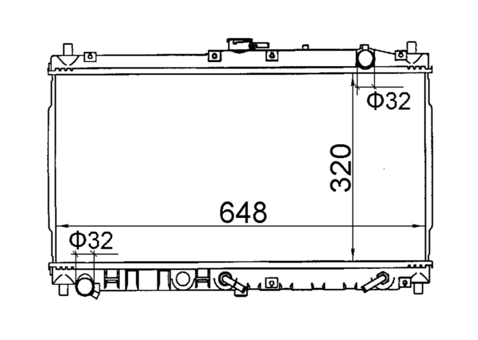 Mazda MX5 NB 1.8L Radiator / MA23034