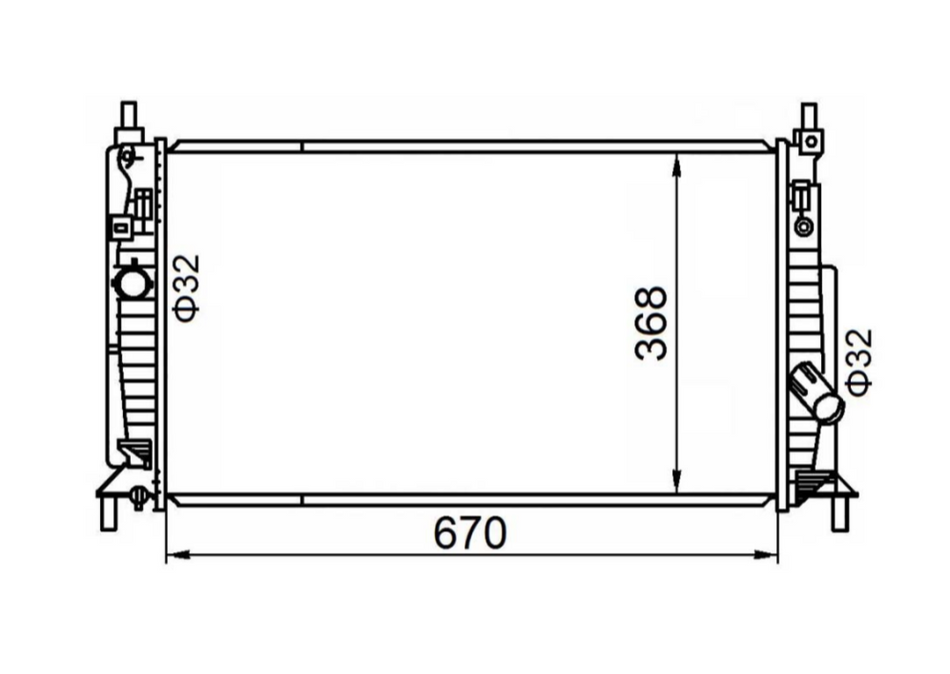 Mazda 3 BL 4/5-Door SP25 Radiator / MA23052