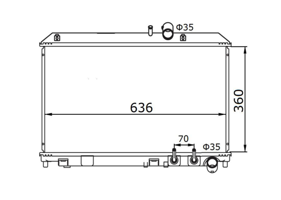Mazda RX8 2-Door Coupe FE Radiator / MA23063