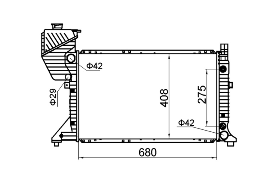 Mercedes-Benz Sprinter Radiator / MB15025