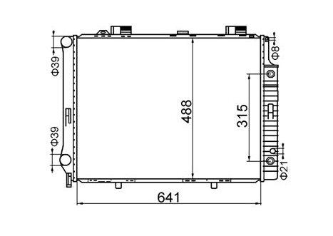 Mercedes-Benz E-Class W210 E280 E320 Radiator / MB15033