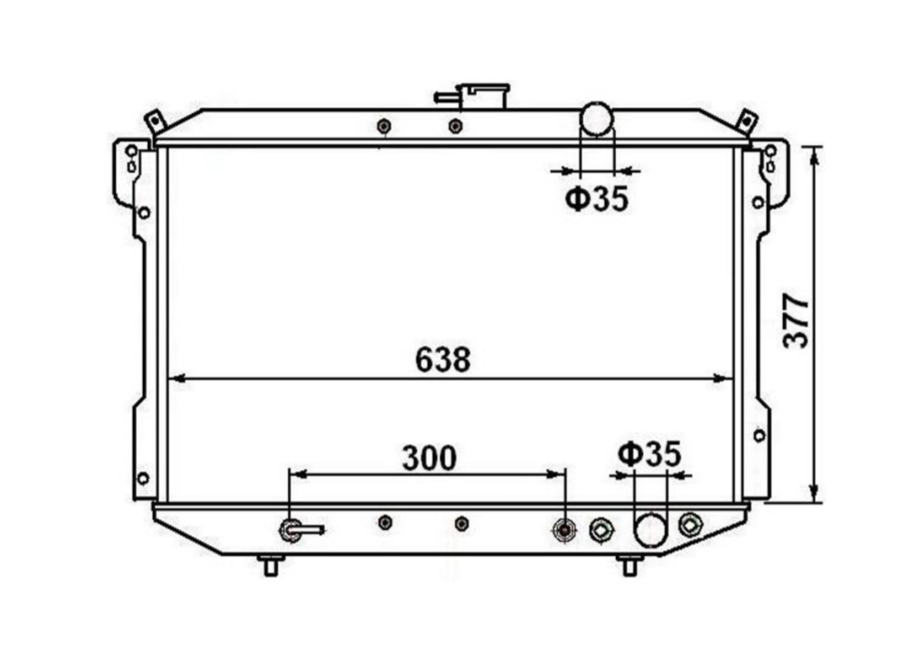 Mitsubishi Magna TN TP Full Aluminium Radiator / MI12038A
