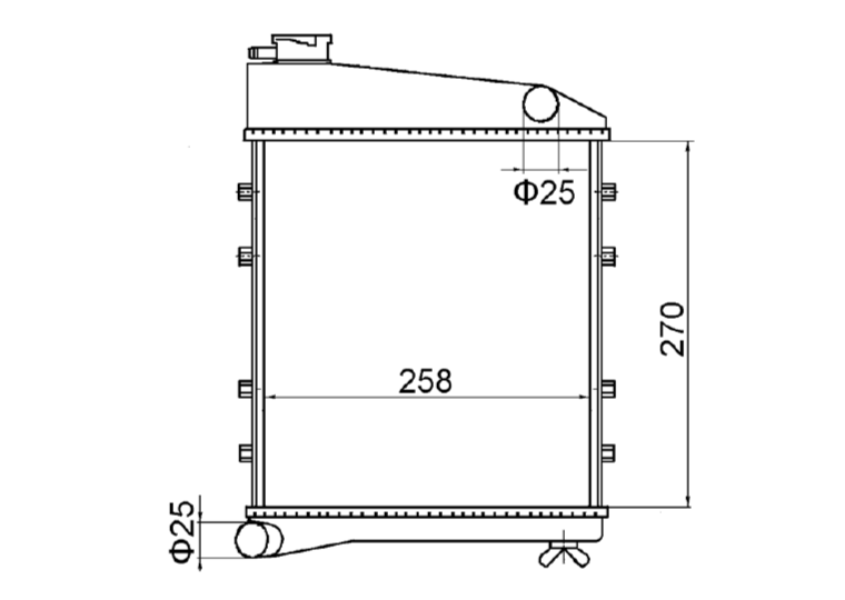 Mini Cooper Full Aluminium Radiator / MN32011A