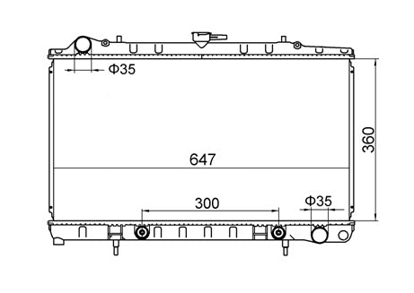 Nissan Silvia S13 Radiator / NI19011