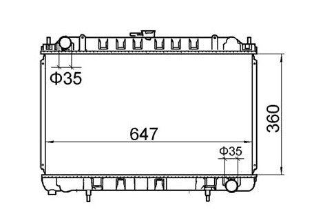 Nissan 200SX S14 S15 Manual Full Aluminium Radiator / NI19036A