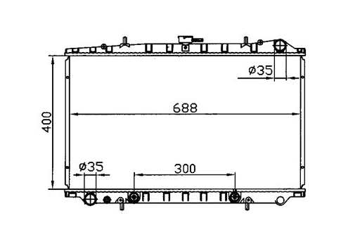 Nissan 300ZX Z32 V4 Full Aluminium Radiator / NI19039A