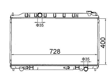 Nissan Maxima J31 Radiator / NI19045