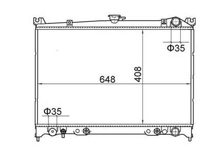 Nissan Pintara Skyline R31 Full Aluminium Radiator / NI19048A