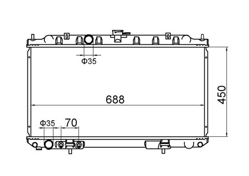 Nissan X-Trail II 4-Door 2.5L Wagon 4WD Radiator / NI19051