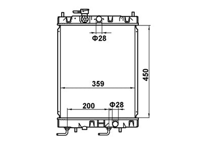 Nissan Micra Radiator / NI19056