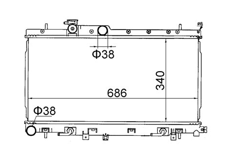 Subaru Impreza WRX S44 G2 2.0L NT Radiator / SB14014