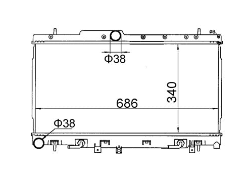 Subaru Impreza 2.0L WRX S44 G2 2.0T Full Aluminium Radiator / SB14016A
