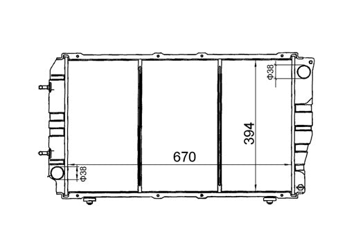 Subaru Impreza WRX Turbo Petrol Radiator / SB14020