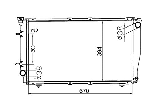 Subaru Liberty 2.5L Petrol Radiator / SB14021
