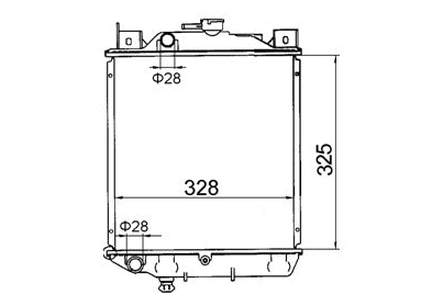 Suzuki Swift SF413 SF310 3/4/5-Door 1.3L Manual Radiator / SZ24017
