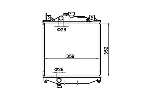 Suzuki Swift G10 Manual Radiator / SZ24023