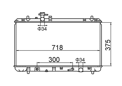Suzuki SX4 Radiator / SZ24026
