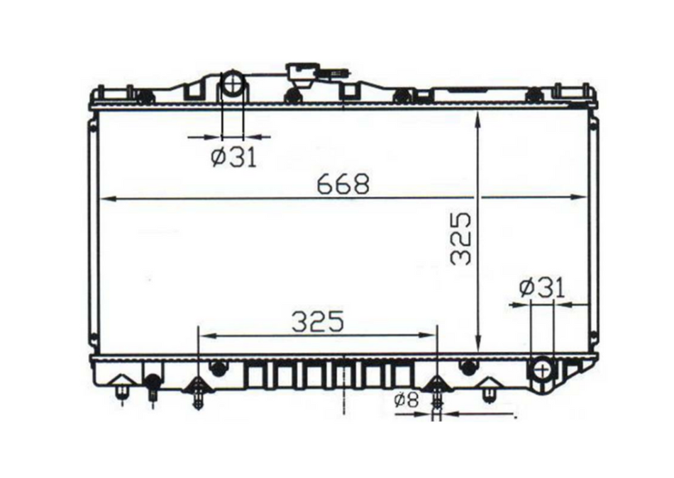Toyota Celica ST162 Radiator / TY18012