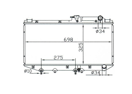 Toyota Camry SVZ20 2.5L V6 Radiator / TY18016
