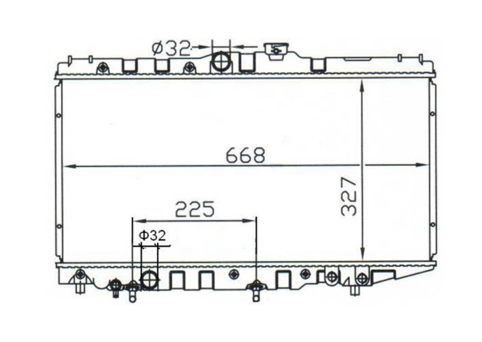 Toyota Corolla AE90 AE92 AE93 AE95 Radiator / TY18024