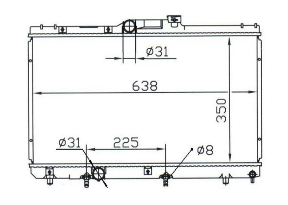 Toyota Corolla AE101 AE102 AE112 Radiator / TY18025