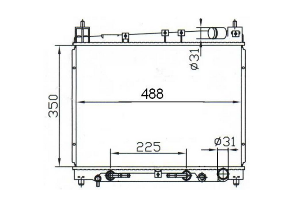 Toyota Echo NCP10 NCP12 NCP13 Radiator / TY18030