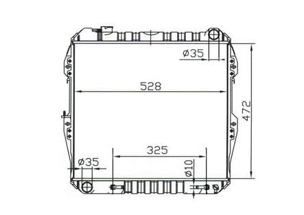 Toyota Hilux 3VZE 4Runner V6 Radiator / TY18039