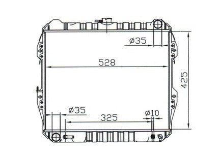 Toyota Hilux RN85 Radiator / TY18042