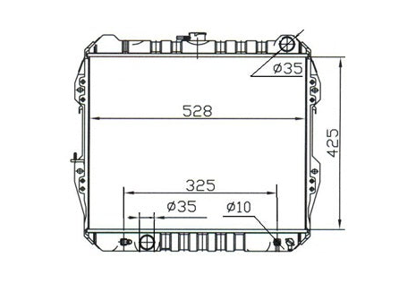 Toyota Hilux LN55 Radiator / TY18050