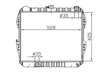 Toyota Hilux LN55 Manual Radiator / TY18051