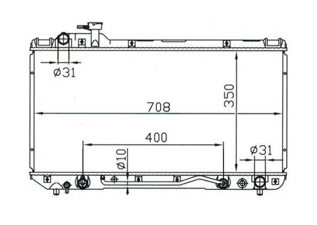 Toyota RAV4 SXA 10/11R Wagon Radiator / TY18072