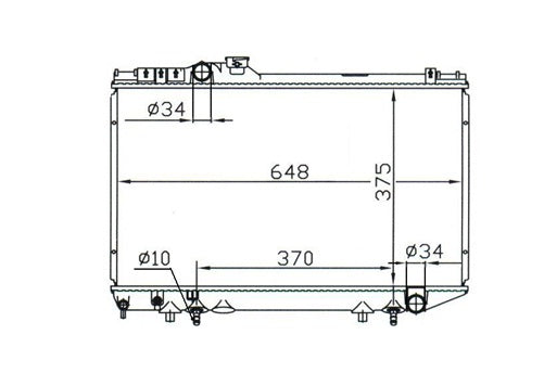 Toyota Supra MA70 MA71 Radiator / TY18074