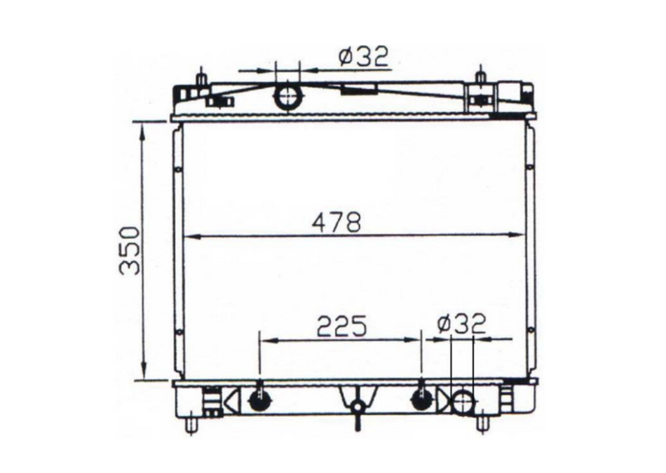 Toyota Yaris Radiator / TY18100