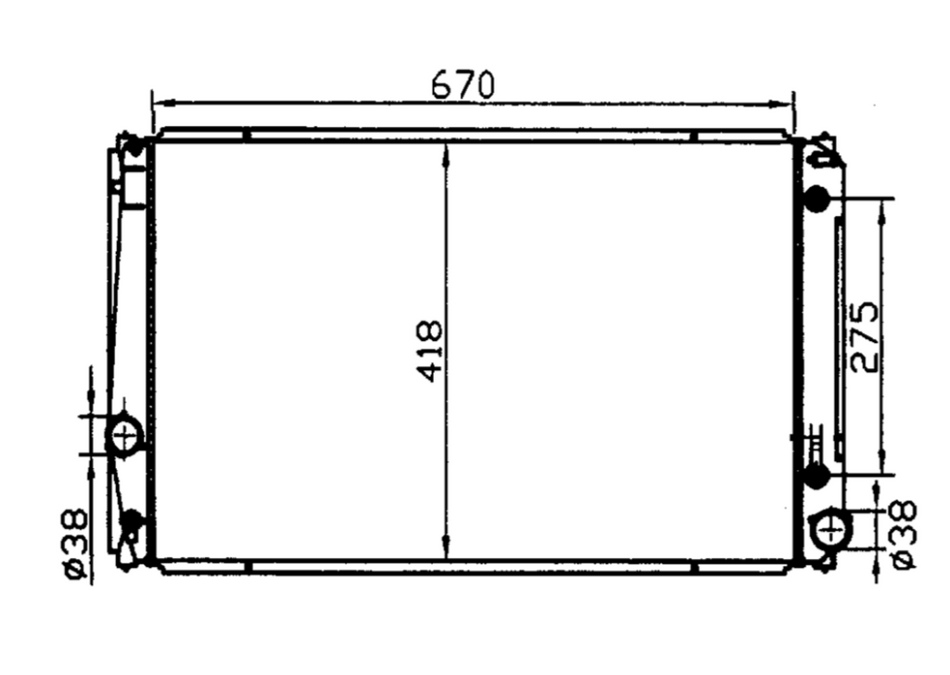 Toyota RAV4 Radiator / TY18101