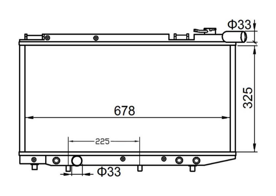 Toyota Corolla AE90 AE92 AE93 4AGE DOHC Full Aluminium Radiator / TY18123A