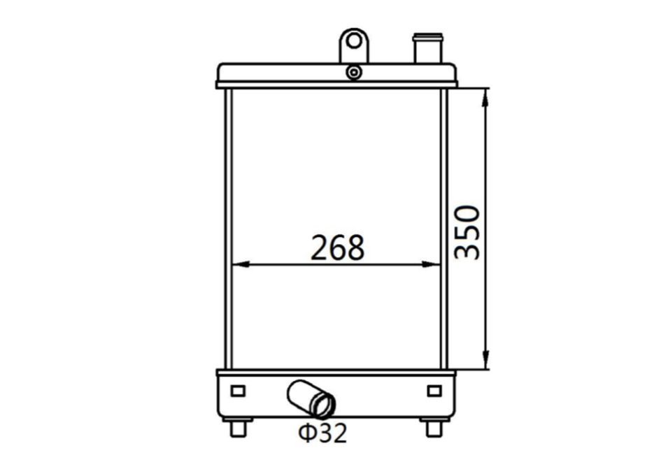 Toyota Hiace TRH KDH SLWB LWB Turbo Diesel Full Aluminium Radiator / TY18126A